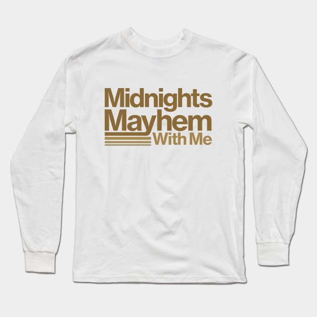 Midnights Mayhem design Long Sleeve T-Shirt by LunaArt12
